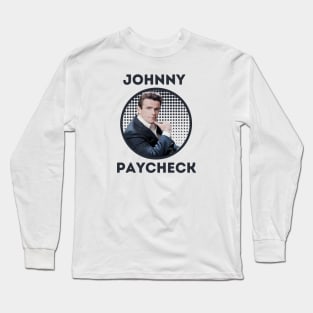 johnny paycheck || light green Long Sleeve T-Shirt